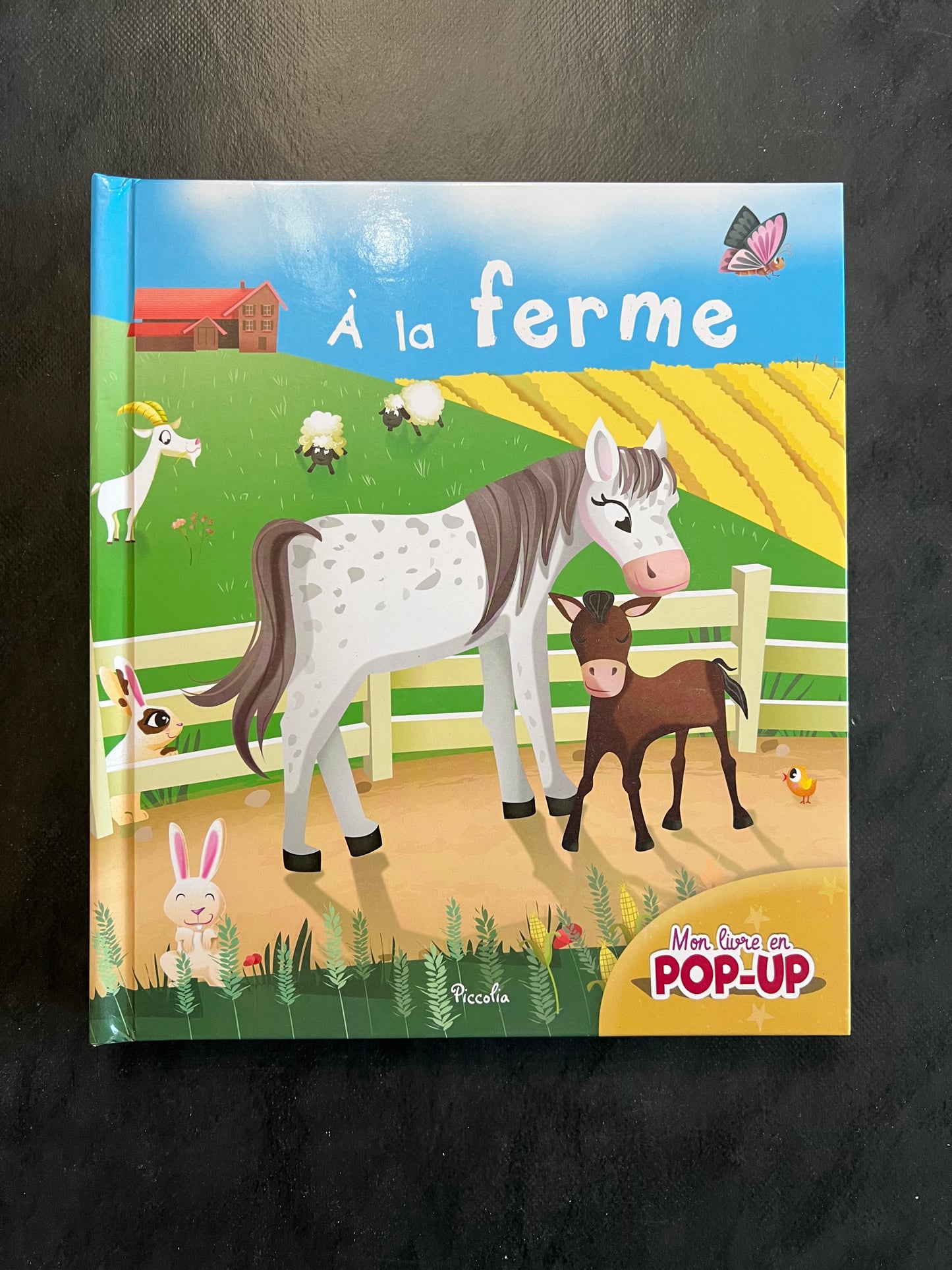Livre en relief - à la ferme
