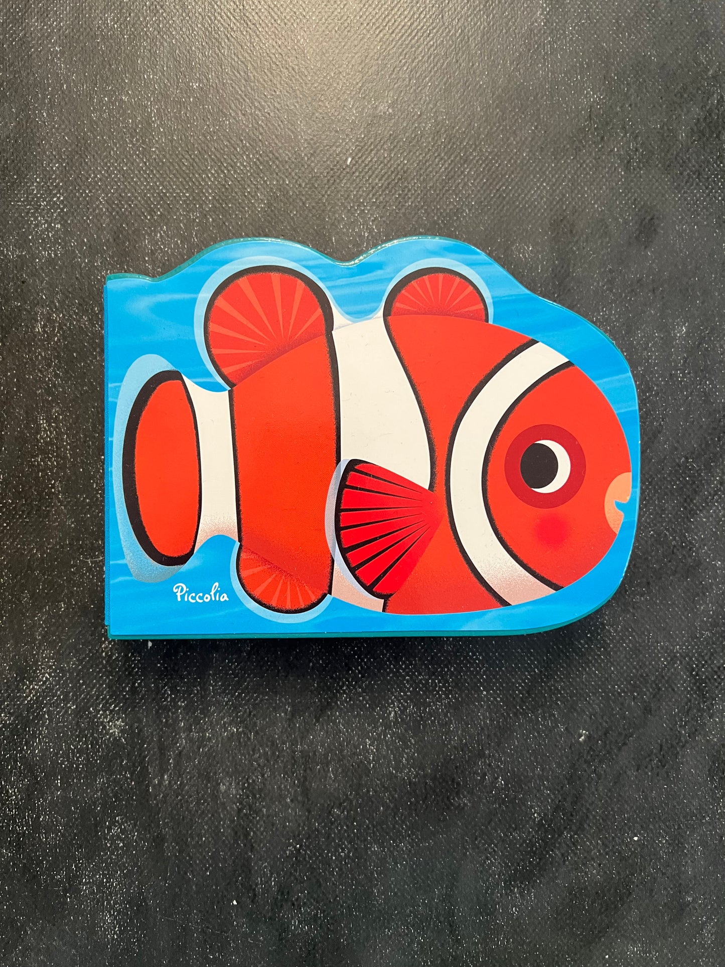 Livre cartonné mini animaux - poisson-clown