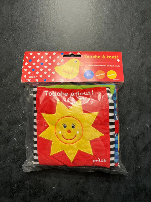 Livre en tissu - touche à tout