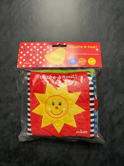 Livre en tissu - touche à tout