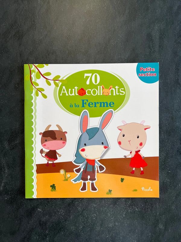 70 autocollants - à la ferme