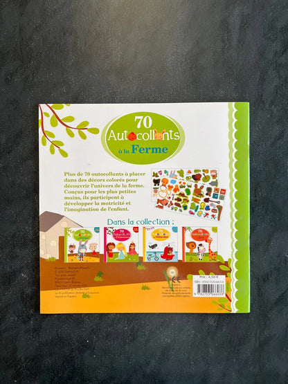 70 autocollants - à la ferme