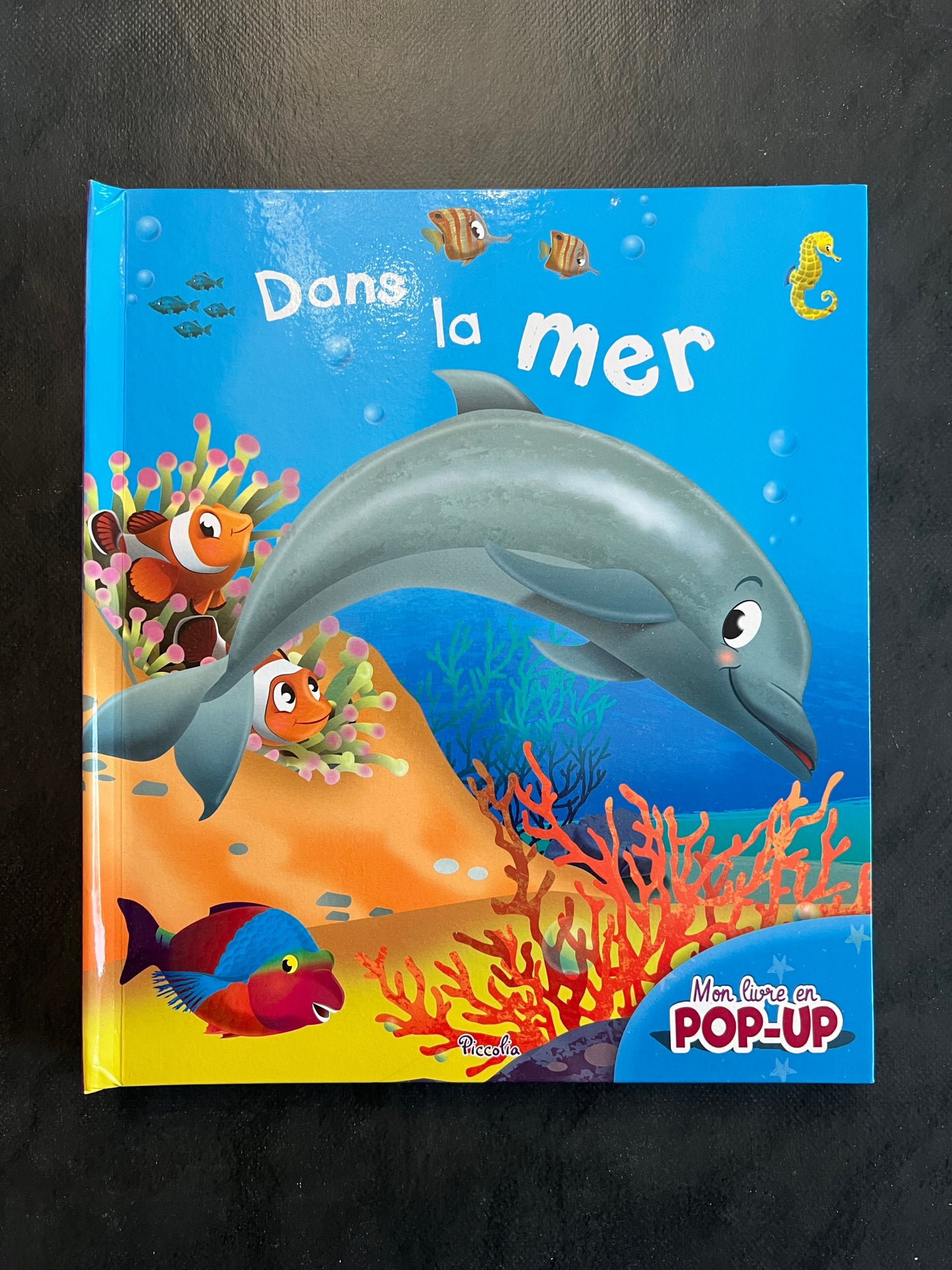 Livre en relief - dans la mer