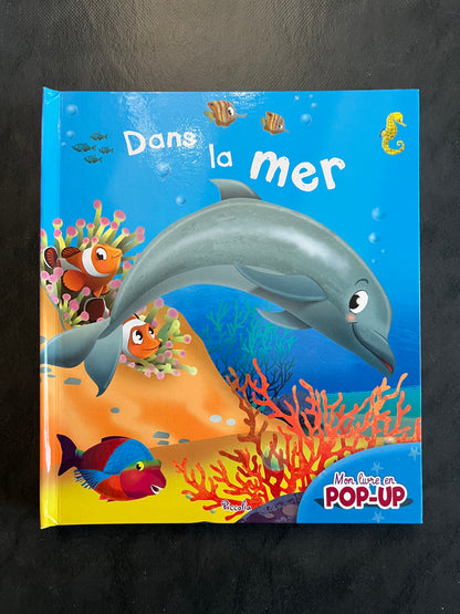 Livre en relief - dans la mer