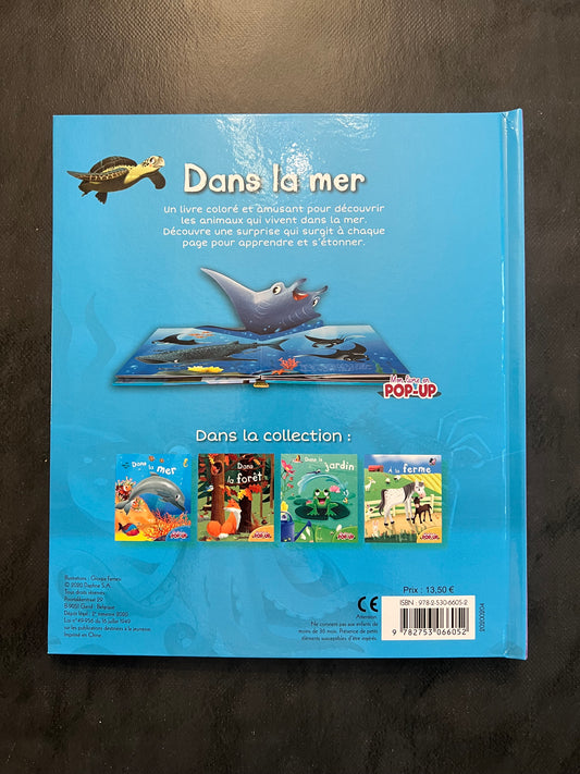Mon livre pop-up - dans la mer