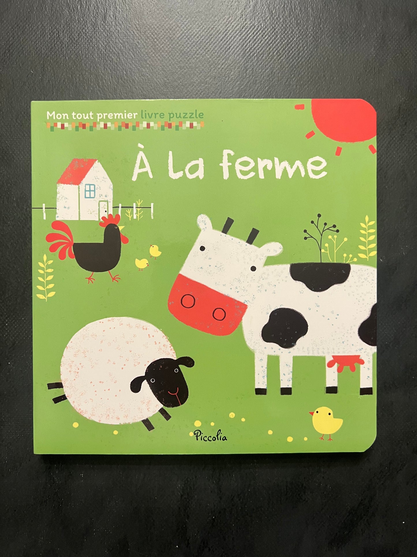 Mon tout premier livre puzzle - à la ferme