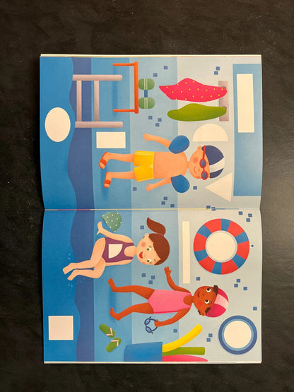 Livre de gommettes - je m’habille