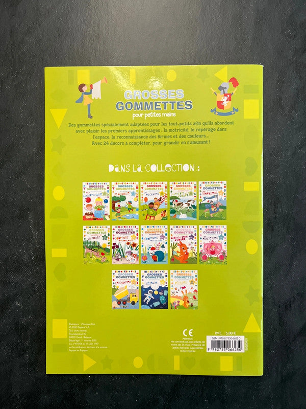 Livre de gommettes - les chevaliers