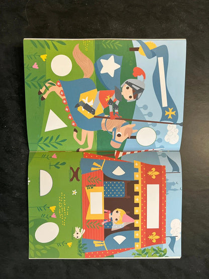 Livre de gommettes - les chevaliers