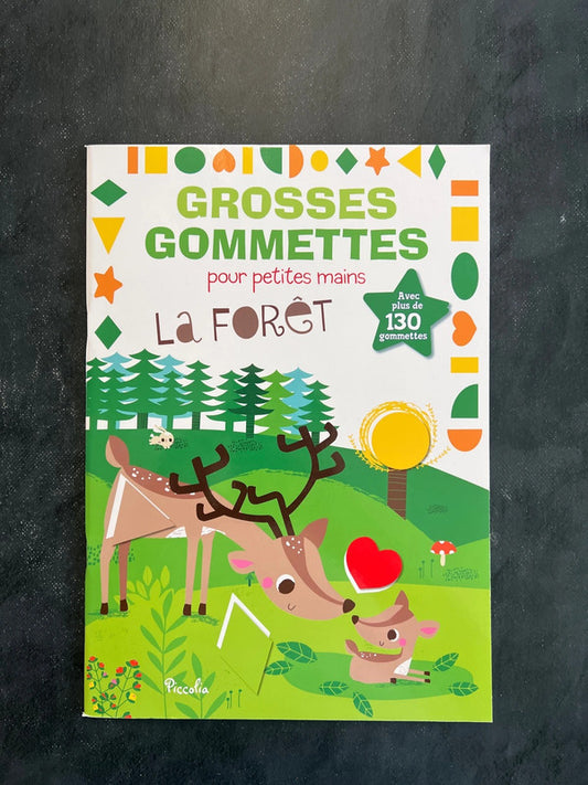 Livre de gommettes - la forêt