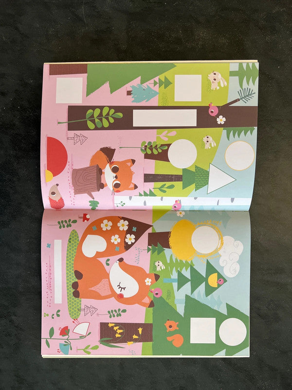 Livre de gommettes - la forêt