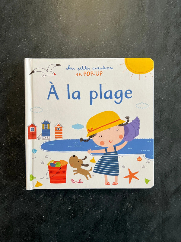 Livre en relief - à la plage