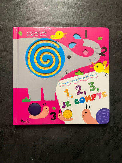 Livre à volets - 1,2,3 je compte