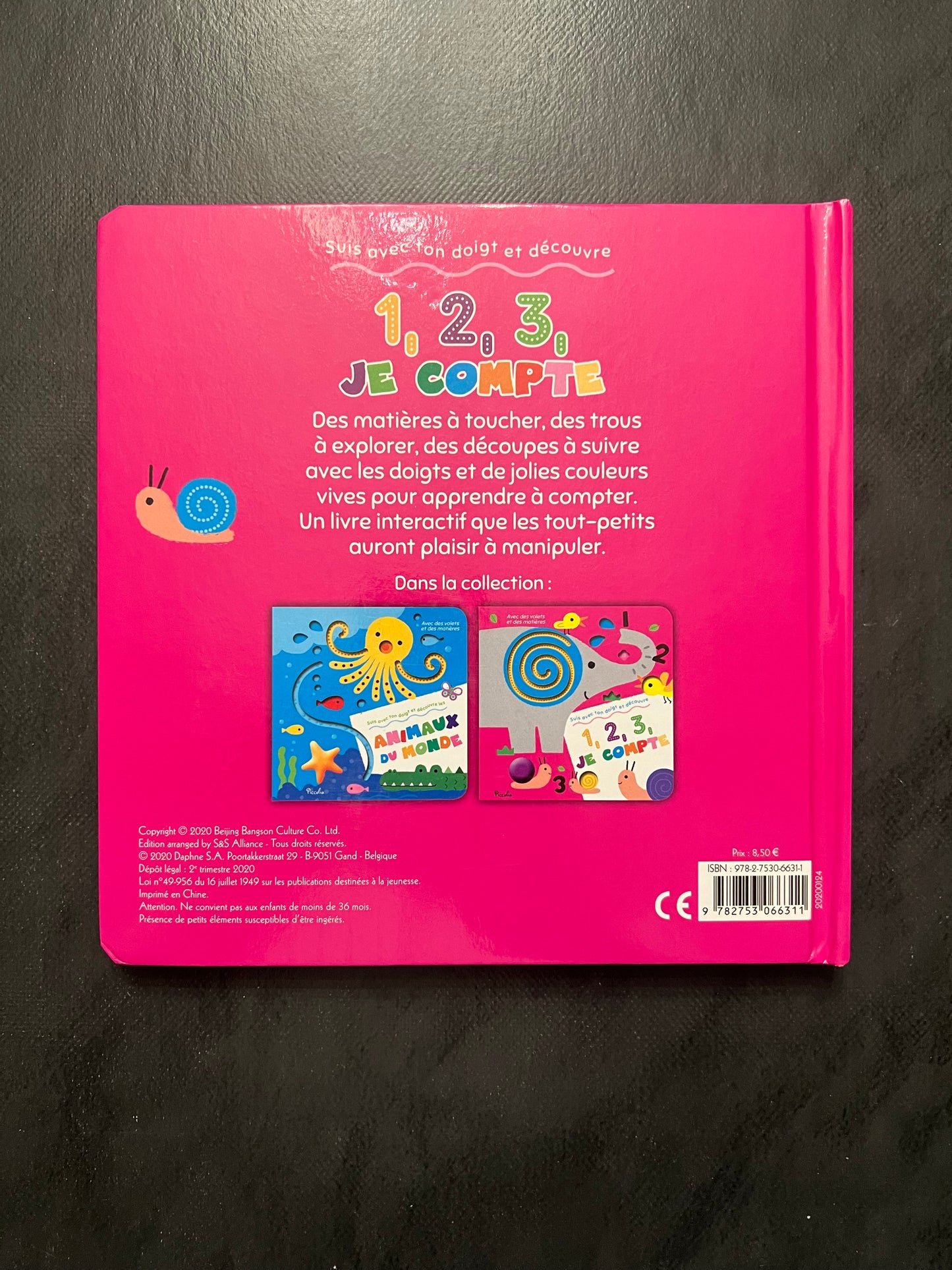 Livre à volets - 1,2,3 je compte