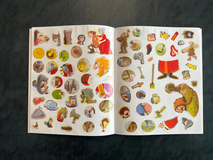 Livre autocollants - châteaux et chevaliers