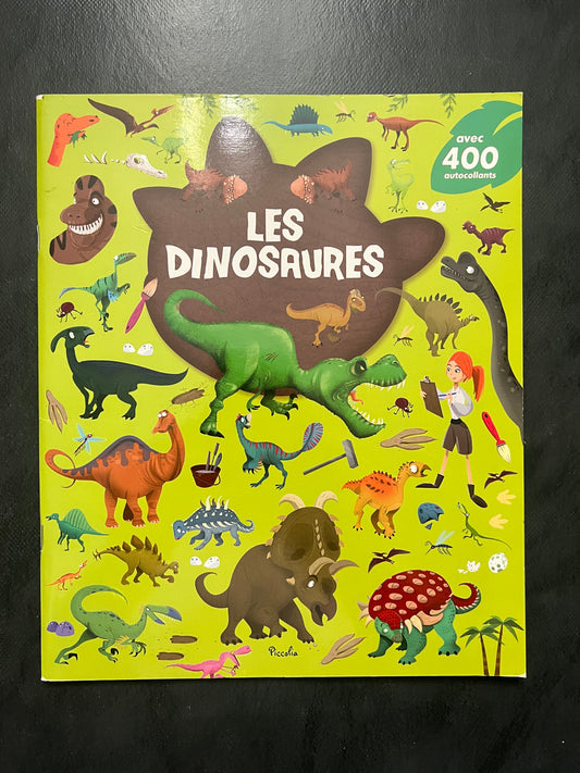 Livre autocollants - les dinosaures