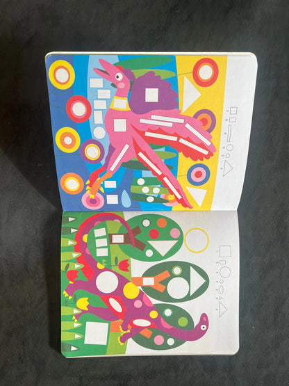 Mon atelier de gommettes - les dinosaures