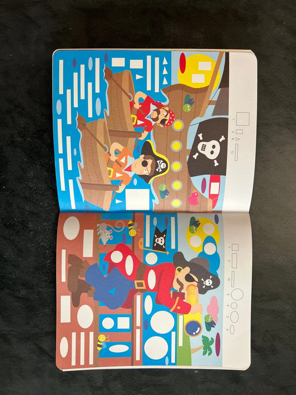 Mon atelier de gommettes - les pirates