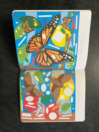 Mon atelier de gommettes - les papillons