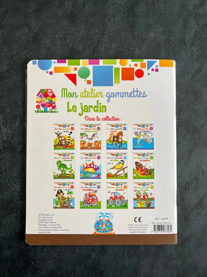 Mon atelier de gommettes - le jardin