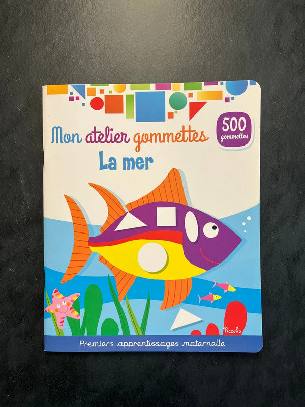 Mon atelier de gommettes - la mer