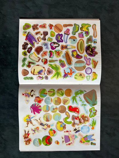 Livre autocollants - les pirates