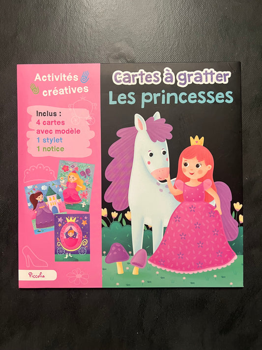 Cartes à gratter - les princesses
