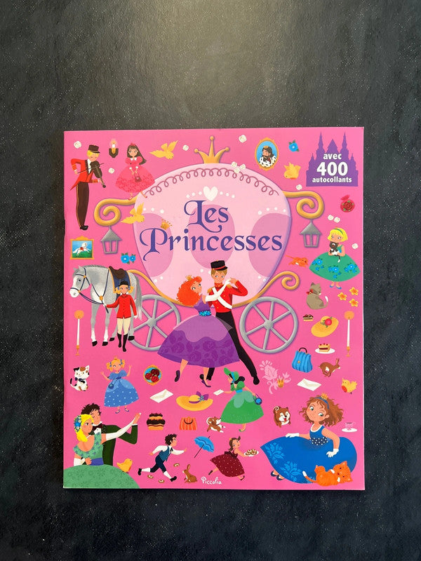 Livre autocollants - les princesses
