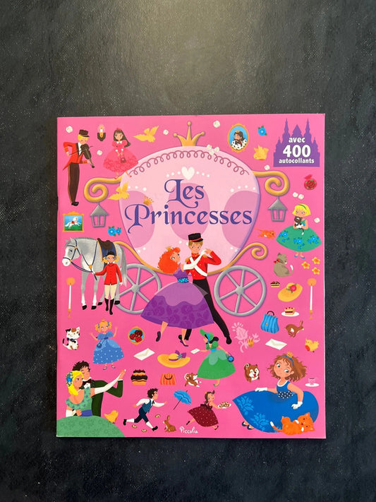 Livre autocollants - les princesses