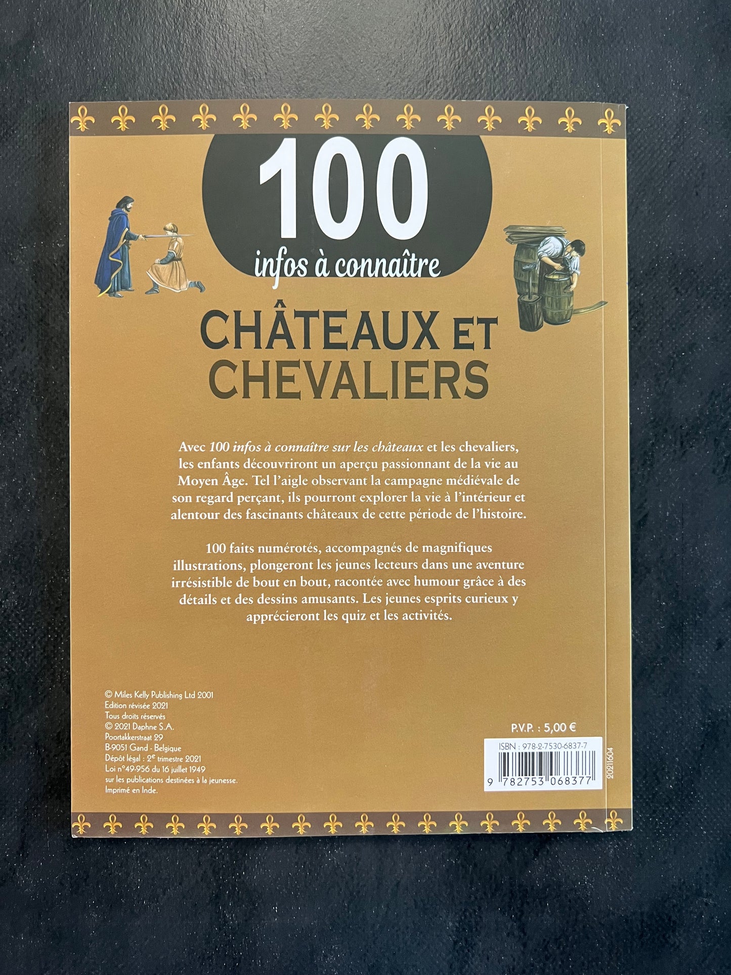 100 infos à connaître - Châteaux et chevaliers (8-12 ans)