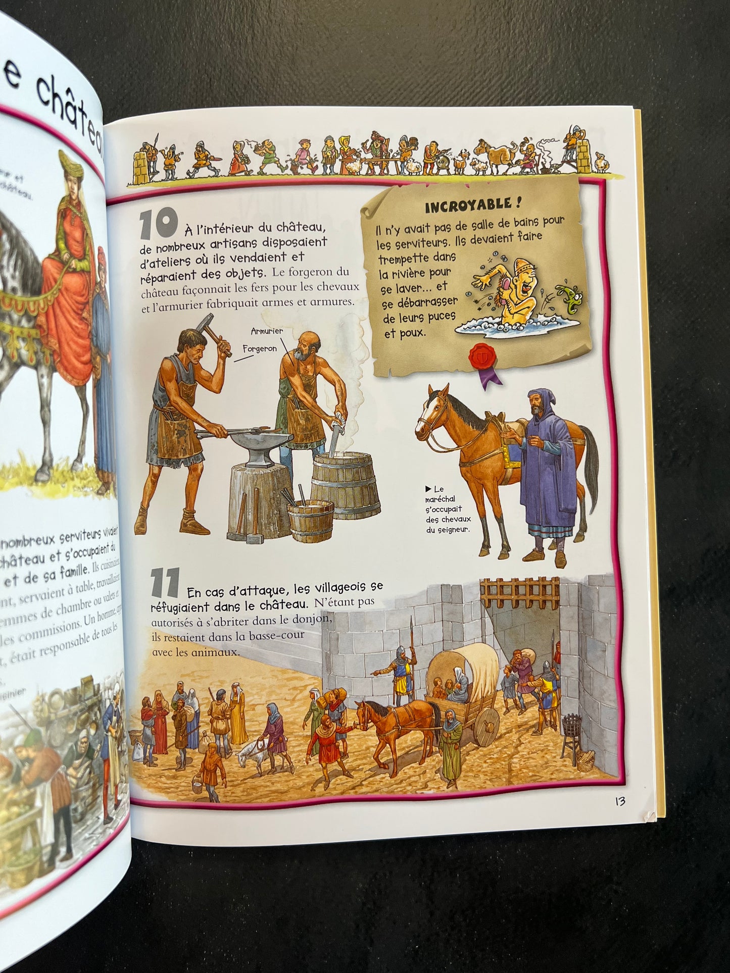 100 infos à connaître - Châteaux et chevaliers (8-12 ans)