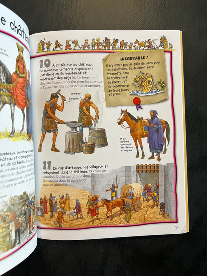 100 infos à connaître - Châteaux et chevaliers (8-12 ans)