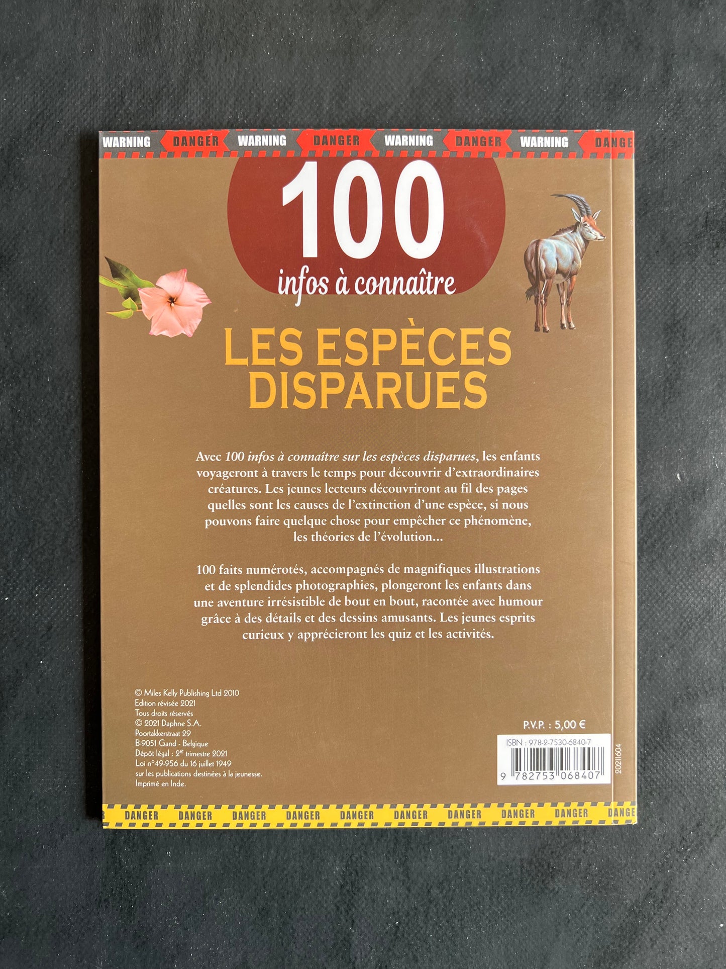 100 infos à connaître - les espèces disparues