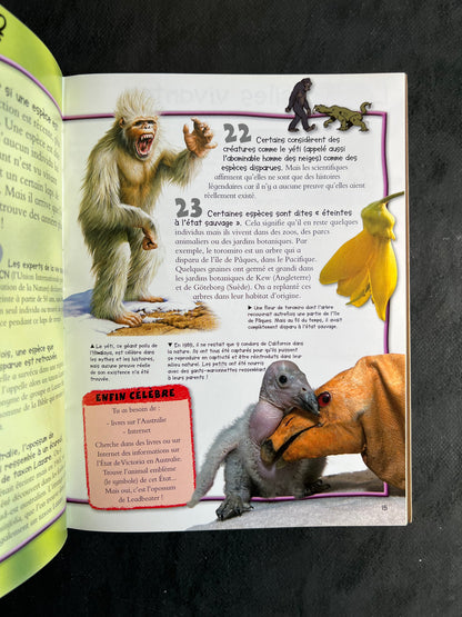 100 infos à connaître - les espèces disparues