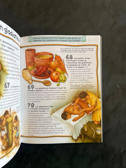 Livre 100 infos à connaître - les gladiateurs