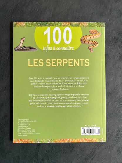 100 infos à connaître - les serpents