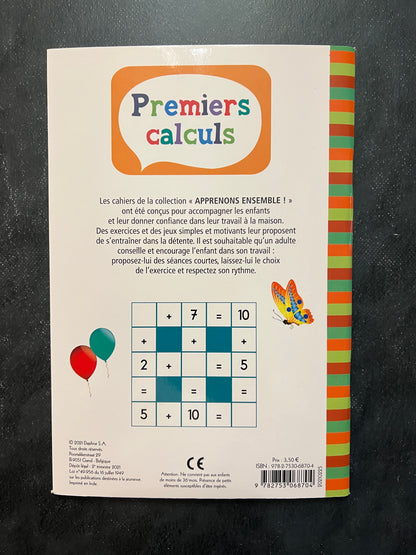 Apprenons ensemble - Premiers calculs