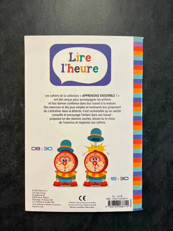 Apprenons ensemble - lire l’heure