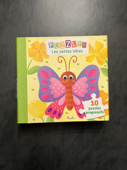 Puzzles progressifs - les petites bêtes