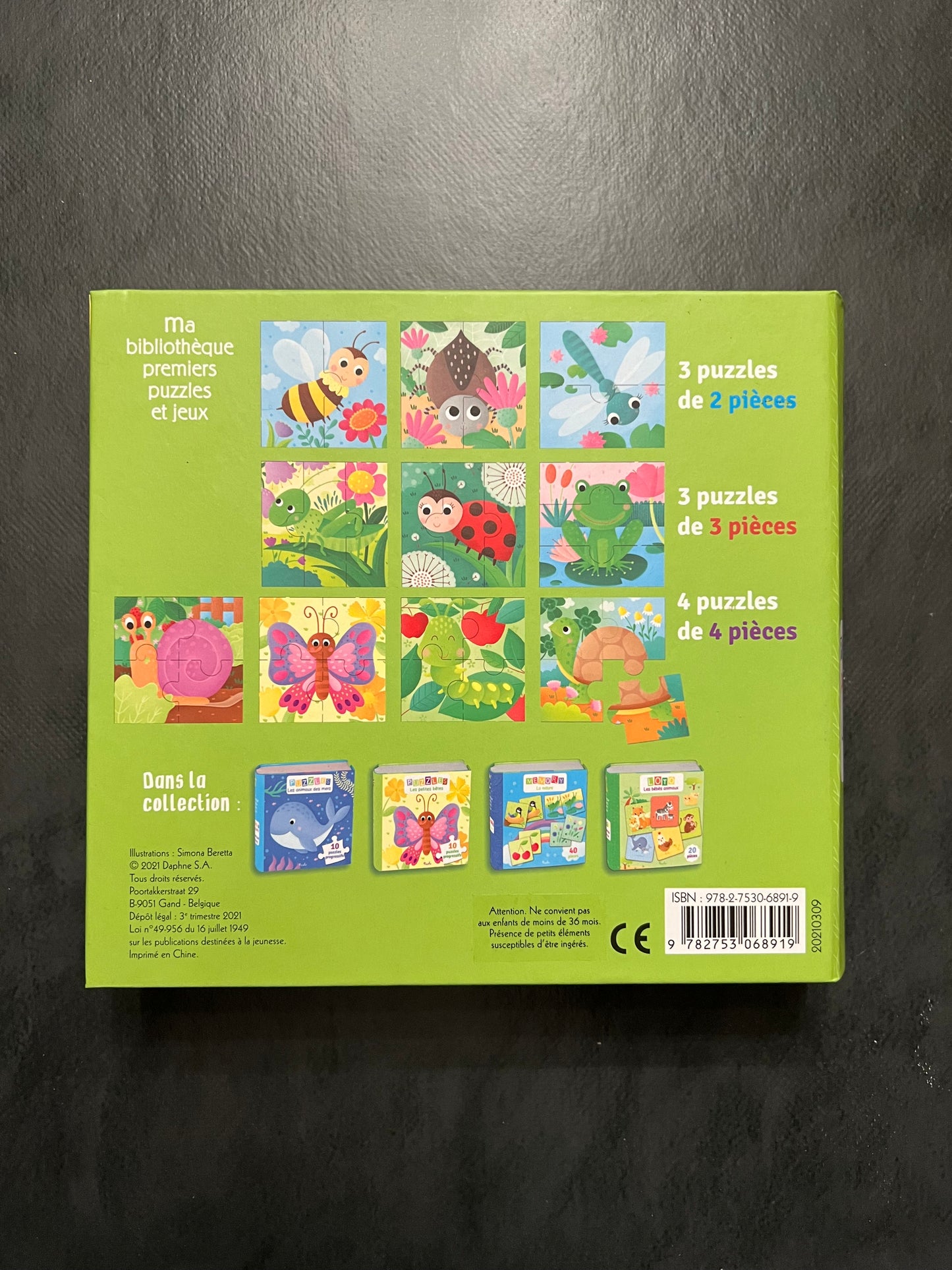 Puzzles progressifs - les petites bêtes