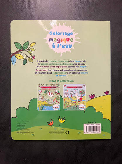 Coloriage magique à l'eau - mamans et bébés animaux