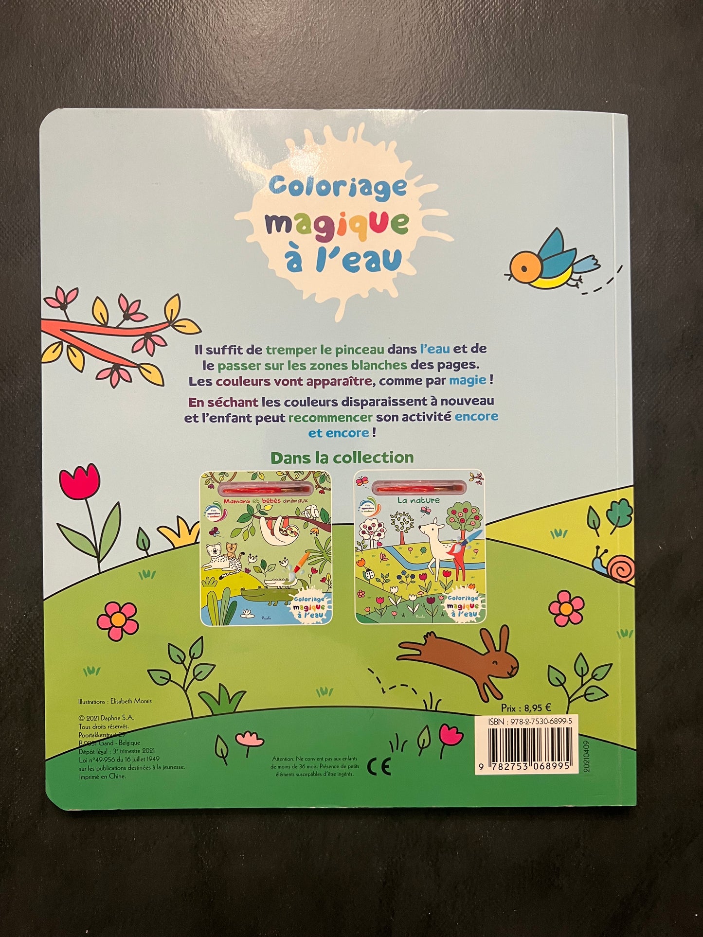 Coloriage magique à l'eau - la nature