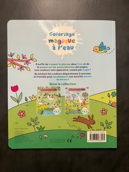 Coloriage magique à l'eau - la nature