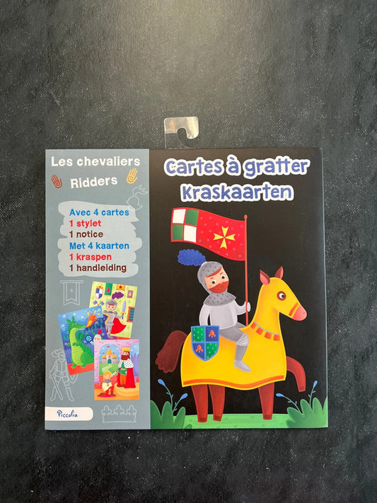 Cartes à gratter – les chevaliers