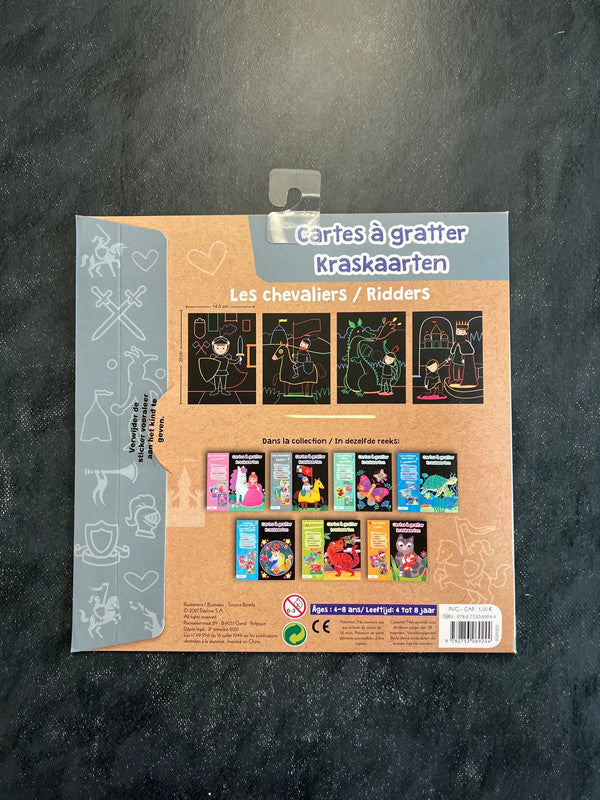 Cartes à gratter – les chevaliers