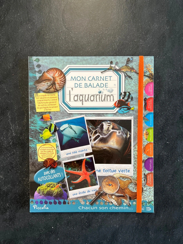 Mon carnet de balade - l’aquarium