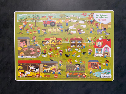 Puzzle - les animaux de la ferme
