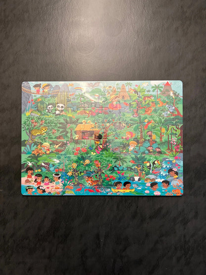 Puzzle - les animaux de la jungle