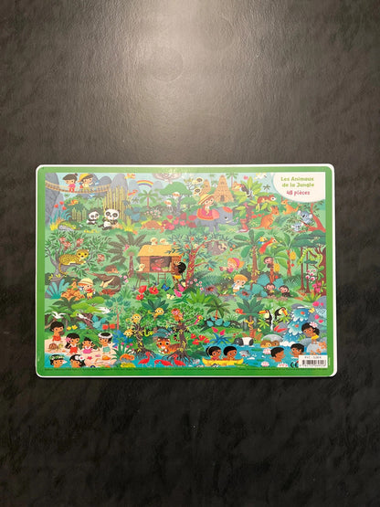 Puzzle - les animaux de la jungle