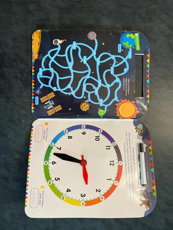 Aide aux devoirs - lire l’heure